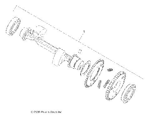 ENGINE, BALANCE SHAFT - A09ZX85FS/CFS (49ATVBALANCESHAFT09SPXP850)