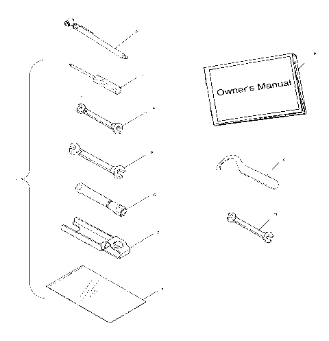 TOOL KIT - A10RF50AB (4970927092E04)