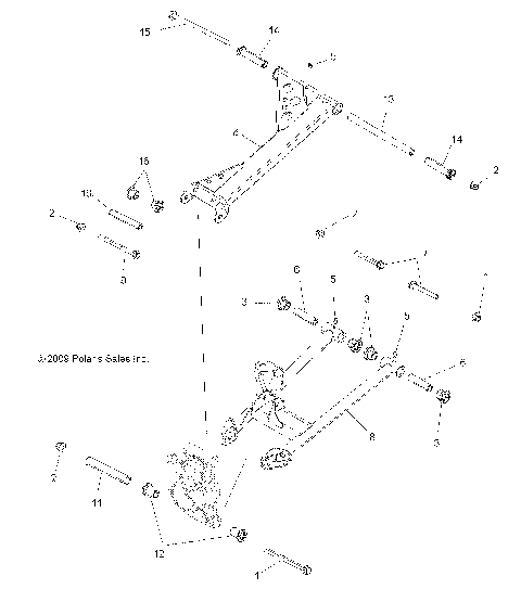 SUSPENSION, REAR - A13GH8EFK (49ATVSUSPRR10SPXP550)