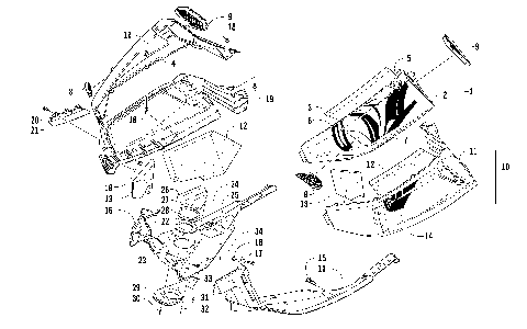 SKID PLATE AND SIDE PANEL ASSEMBLY [91944]