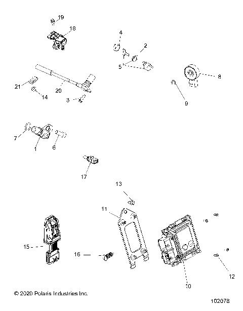 ELECTRICAL, SWITCHES, SENSORS and ECM - A21SDE57P4 (102078)