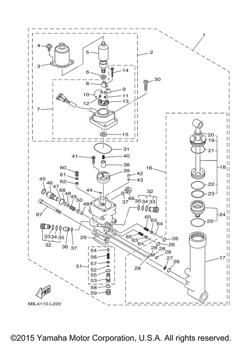POWER TRIM TILT ASSY