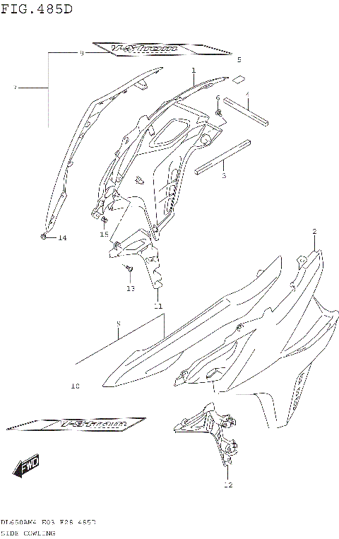 SIDE COWLING (DL650XAM4 E03)