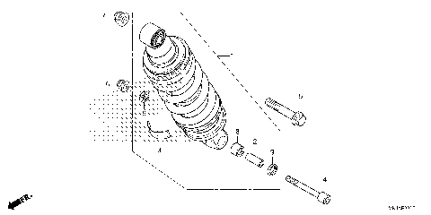 REAR SHOCK ABSORBER