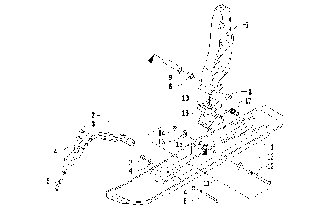SKI AND SPINDLE ASSEMBLY [92164]
