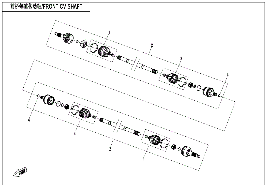2023 CFMOTO Utility Vehicles Parts-Finder Diagrams