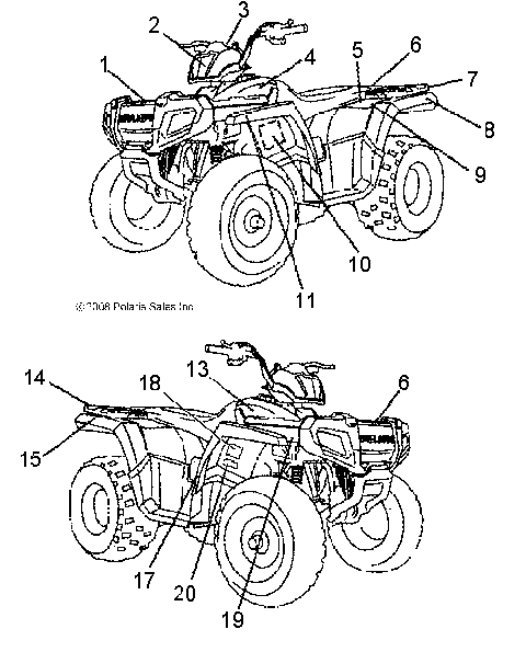 BODY, DECALS - A09FA09AA/AB (49ATVDECAL09SP90)