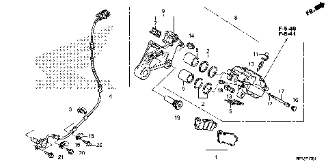REAR BRAKE CALIPER (2)