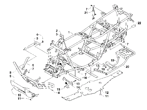 FRAME AND RELATED PARTS [300070]