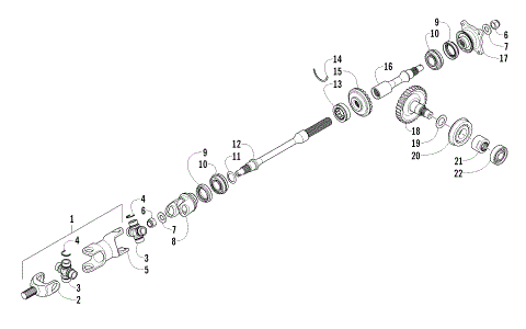 SECONDARY DRIVE ASSEMBLY