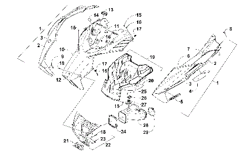 HOOD AND AIR INTAKE ASSEMBLY [102285]