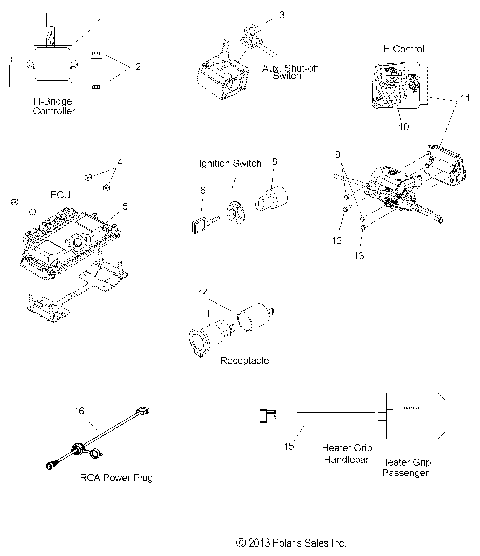 ELECTRICAL, SWITCHES and CONTROLS - S14PT7FSL (49SNOWELECT14FSLXT)