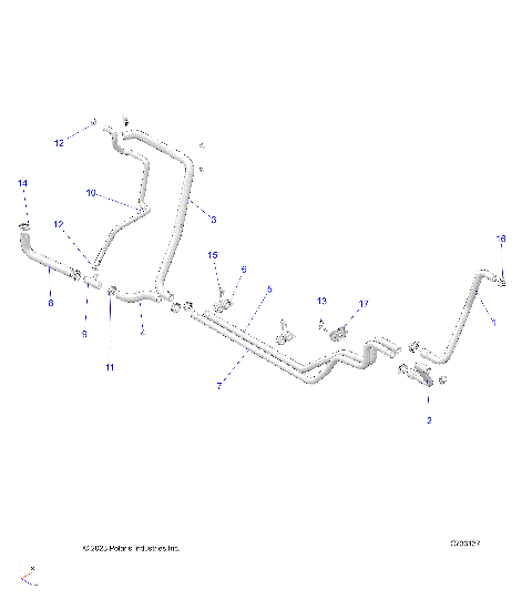 ENGINE, COOLING LINES - R24MAA57F1/MASC1/F1/C9/F9 (C733137)