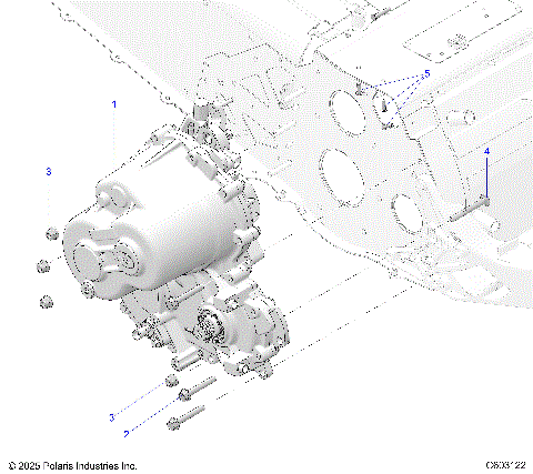 DRIVE TRAIN, GEARCASE MOUNTING - S26AJE9FSL/AJN9FSL/FSM (C603122)