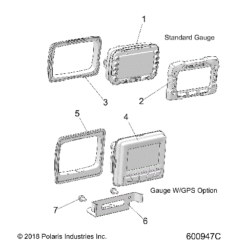 ELECTRICAL, MULTI FUNCTION GAUGE - S21EEC8RS ALL OPTIONS (600947C)