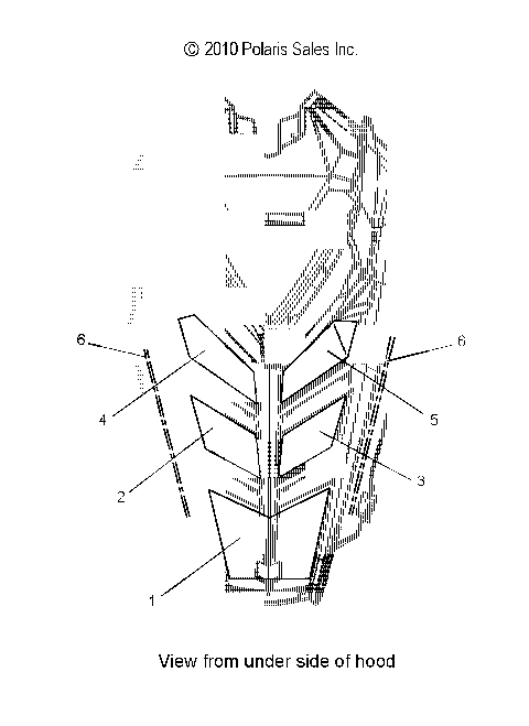 BODY, HOOD FOAM/FIBER - S12CN8/CY8 ALL OPTIONS (49SNOWHOODSCFL11800PRMK)
