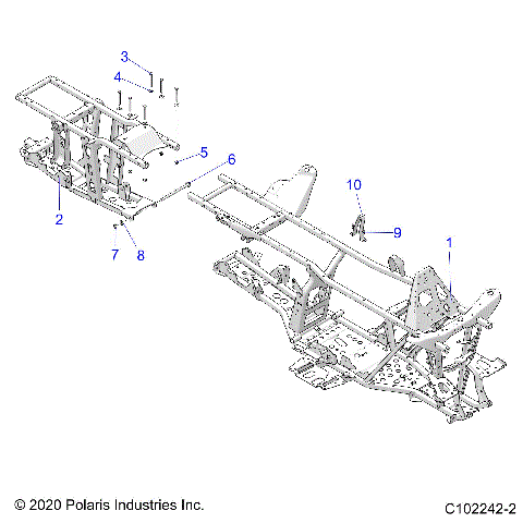 CHASSIS, FRAME - A23S6E57F1/FK (C102242-2)