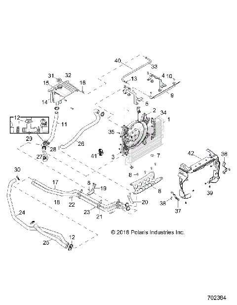 ENGINE, COOLING SYSTEM - Z18VEL92BK/BR/LK (702384)