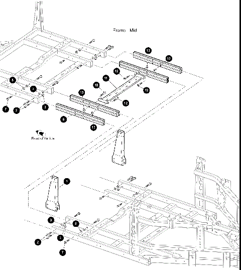 FRAME - SEAT UPRIGHT