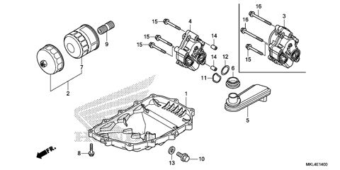 OIL PAN@OIL PUMP
