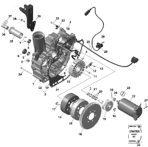 01- ROTAX - Magneto and Electric Starter