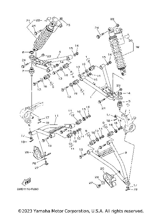 FRONT SUSPENSION WHEEL