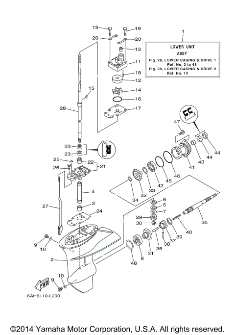 LOWER CASING DRIVE 1