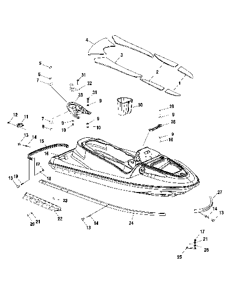 HULL and BODY - W025198C/D/I (4971357135A05)