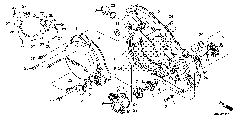 RIGHT CRANKCASE COVER
