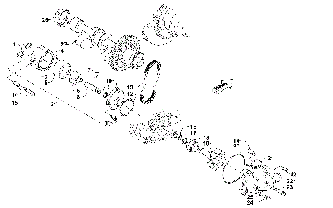 OIL PUMP AND WATER PUMP ASSEMBLIES [300036]