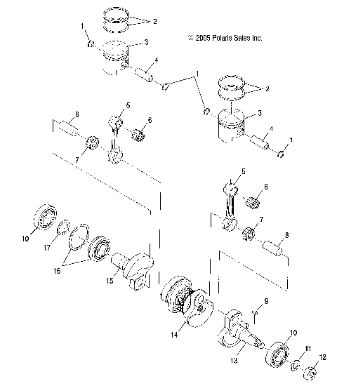 ENGINE, PISTON and CRANKSHAFT - S07NT3AS/AE (4997299729C07)