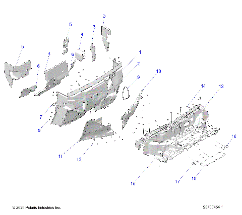 BODY, HOOD LINER & FRONT CLOSEOFF - R26X6L1RBB/BJ (S0708454-1)