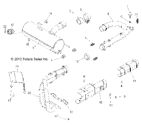 ENGINE, EXHAUST SYSTEM - Z14VE76AD/7EAL/7EAW/EAJ/EAU (49RGREXHAUST13RZRS)