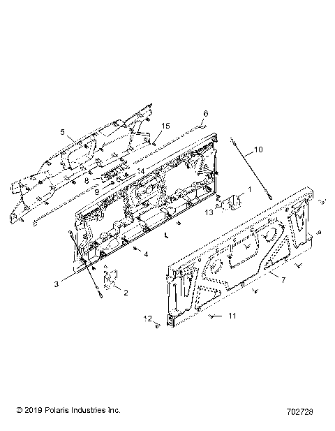 BODY, BOX, TAILGATE - G20GAE99F2/EFS/BFM/BCM/SFS/SC2 (702728)