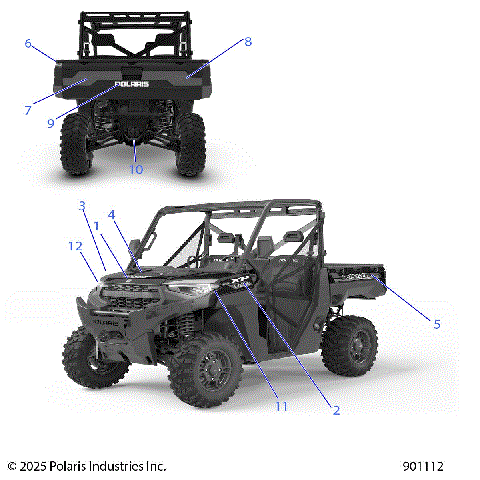 BODY, DECALS, GRAPHICS - R25RRE99FK (901112)