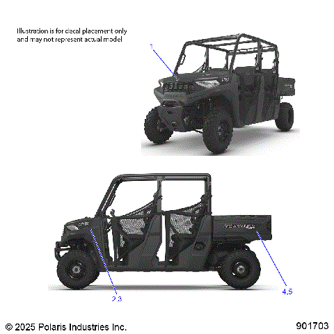 BODY, DECALS, GRAPHIC- R26M4A57B1 (901703)
