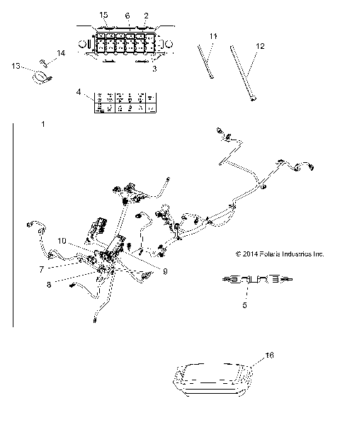 ELECTRICAL, HARNESS - A16SEB57C1/C2/SEC57C1/C2/CL/SBB57C1 (49ATVHARNESS15QUAD)