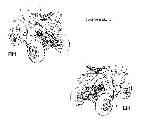 BODY, DECALS - A10PB20EB (49ATVDECAL09PHXQD)
