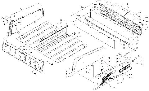 CARGO BOX AND TAILGATE ASSEMBLY [301548]