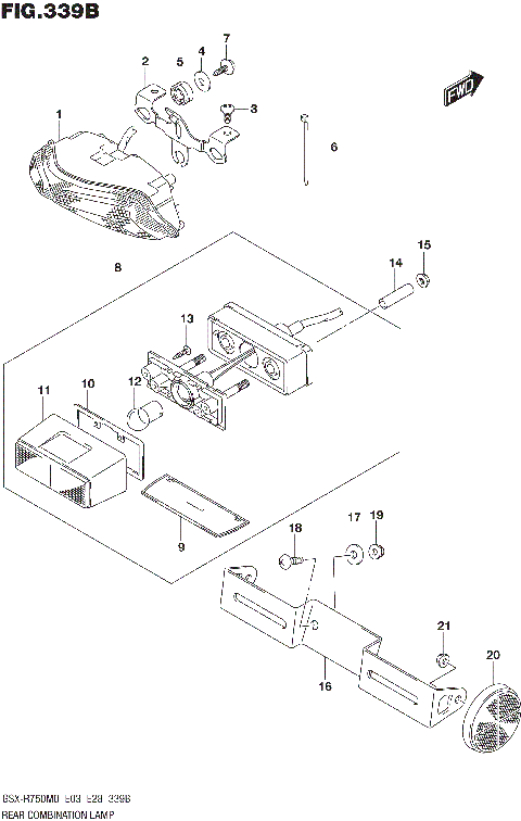 REAR COMBINATION LAMP