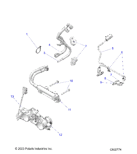 FUEL SYSTEM, RAIL, LINES and THROTTLE BODY - S25AJT6REL (C602774)