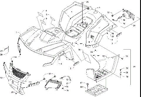 BODY PANEL AND HEADLIGHT ASSEMBLY [303378]