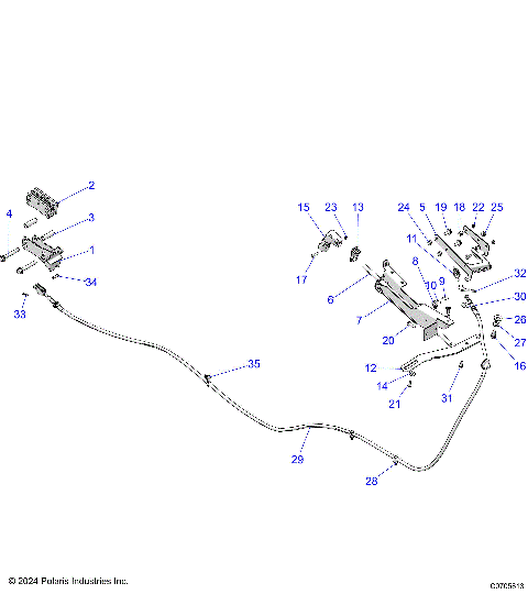 BRAKES, PARKING - D25E3CC2B4/UC2B4 (C0705813)