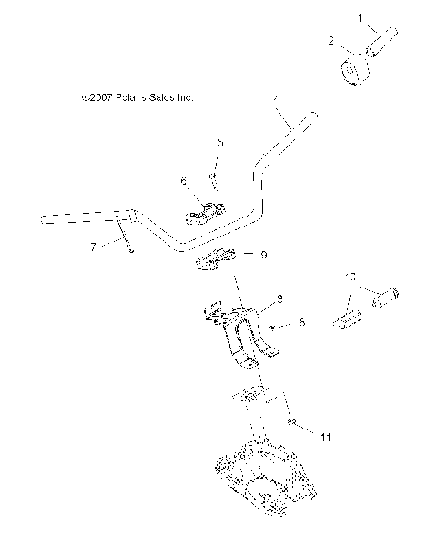 STEERING, HANDLEBAR and CONTROLS - A08DN76FC (49ATVHANDLEBAR08X2500QUAD)