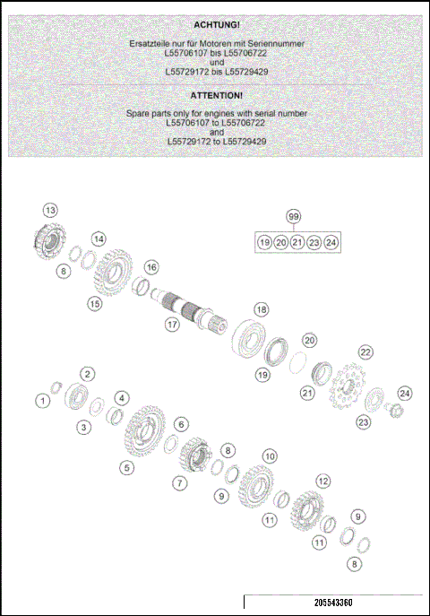 TRANSMISSION II - COUNTERSHAFT