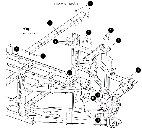 FRAME - REAR [302470]