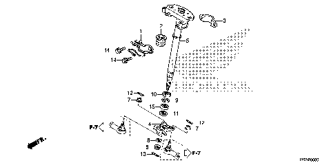 STEERING SHAFT (TRX420FA)