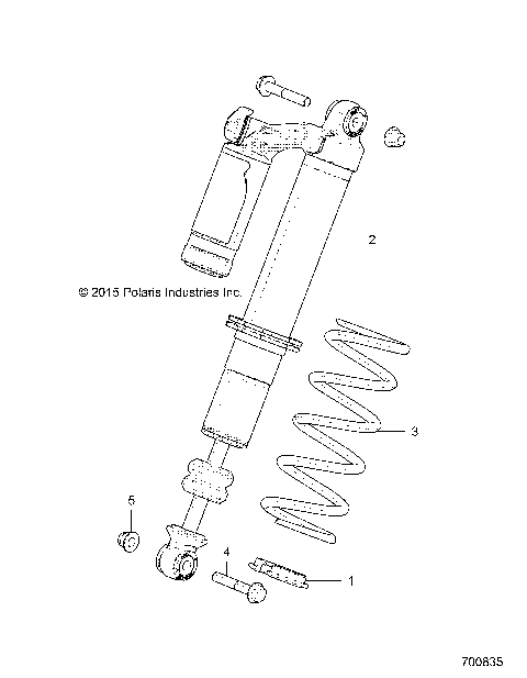 SUSPENSION, FRONT SHOCK MOUNTING - R16RGE99AE (700835)