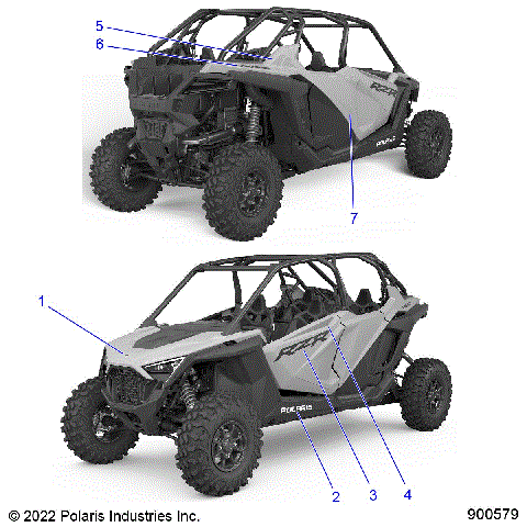BODY, DECALS, GRAPHICS - Z23R4E92A/92B (900579)