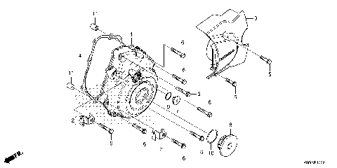 LEFT CRANKCASE COVER